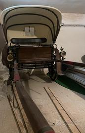 calesse fasanese d’epoca con capote.
