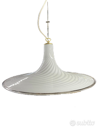 GRANDE LAMPADARIO MONOLUCE IN VETRO DI MURANO 