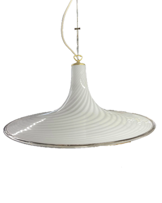 GRANDE LAMPADARIO MONOLUCE IN VETRO DI MURANO 