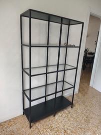 Scaffale IKEA VITTSJÖ Nero/Vetro – Come Nuovo