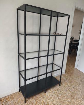 Scaffale IKEA VITTSJÖ Nero/Vetro – Come Nuovo