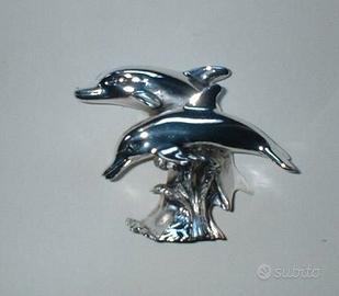 Motoscafo Cristallo, Coppia Delfini Silver, Rosa