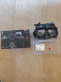 maschera sub con  videocamera 
