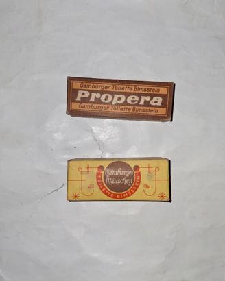 2 confezioni vintage di Pietra Pomice per Toilette