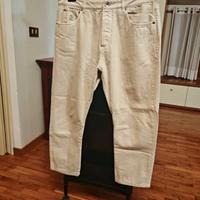 Pantalone uomo Brunello Cucinelli Beige, Cotone 50