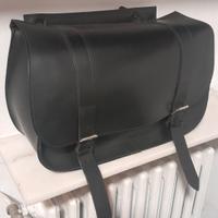 Borsa cuoio laterale per Harley Davidson Dyna 