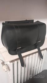 Borsa cuoio laterale per Harley Davidson Dyna 