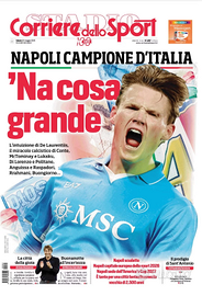 corriere dello sport scudetto napoli maggio 2025