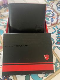 Portafoglio Ducati nero-rosso