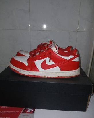 nike dunk rosse