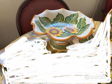 Centro tavolo e vasdoio in Mailica Pacon