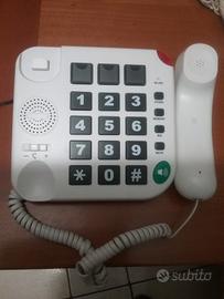 Telefono fisso con grandi tasti