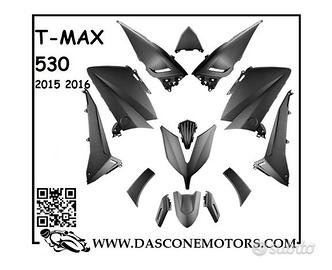 Kit carene tmax 530 2015 2016 nero opaco