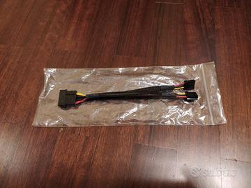 Adattatore MOLEX 4 pin - 2x FDD