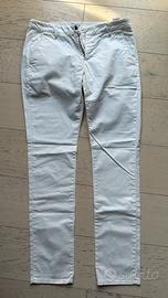 Pantalone Dondup bianco taglia 32 (USA)/46 (ITA)