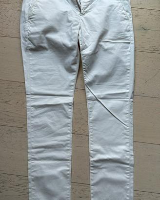 Pantalone Dondup bianco taglia 32 (USA)/46 (ITA)