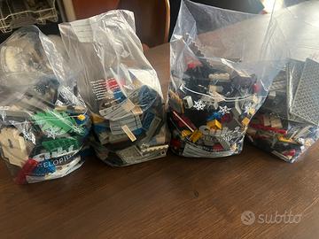 Lego vintage sfusi + minifigures