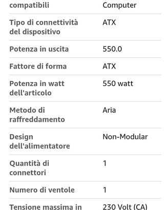 alimentatore pc