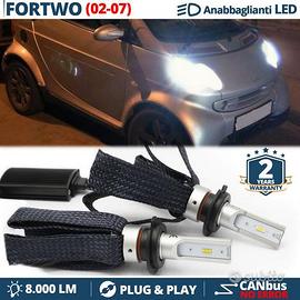 Lampadine LED H7 per Smart FORTWO 450 Luci Bianche