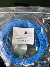 Fibra ottica cavo SC/PC LC/PC duplex 18 metri