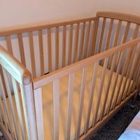 Lettino Foppapedretti con materasso e cuscino