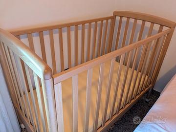 Lettino Foppapedretti con materasso e cuscino