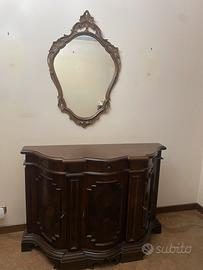 Mobile in legno e specchio