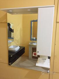 Specchio bagno con colonnina
