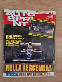 Autosprint 1992 - Morte Jovy Marcelo - Mazda 323