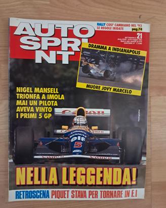 Autosprint 1992 - Morte Jovy Marcelo - Mazda 323
