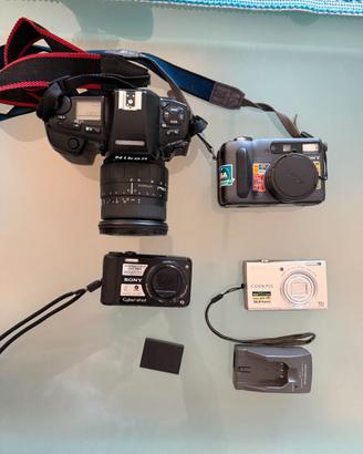 Macchine fotografiche varie