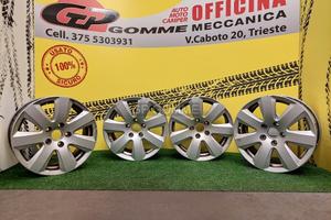 4 Cerchi Lega 16 pollici canale 7,5J Volkswagen