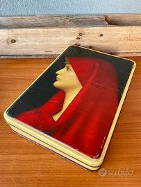 Scatola latta Vintage biscotti Lazzaroni “Fabiola”