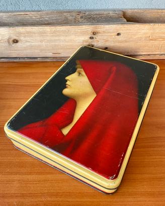 Scatola latta Vintage biscotti Lazzaroni “Fabiola”