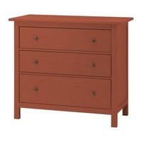 Ikea Hemnes 3 cassetti rossa