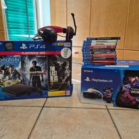 ps4 slim 1tb + visore 3d + ps camera 