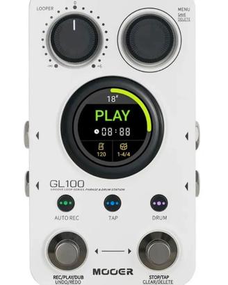 Mooer gl100 looper drum machine