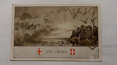 cartolina  pro patria genova,  assalto di soldati