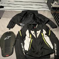 Giacca moto Dainese 48 + paraschiena alpinestar