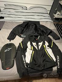 Giacca moto Dainese 48 + paraschiena alpinestar