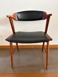 Rara poltrona Mid-Century in legno di teak | Legno