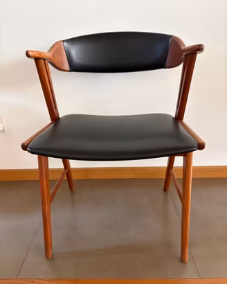 Rara poltrona Mid-Century in legno di teak | Legno