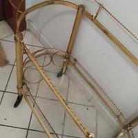 Carrello in ottone