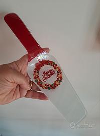 Paletta dolci Natalizia in vetro decorato