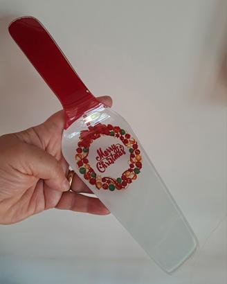 Paletta dolci Natalizia in vetro decorato