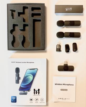 QHOT Wireless Lavalier Microphone