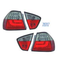 FANALI BMW E90 05-08 LED + HALOGENO ROSSO SCURO