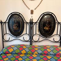 Letto in ferro battuto del 1800