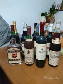  stock bottiglie vino e liquori 