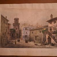 stampa antica porta Cavana Trieste 